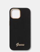 GUESS кейс за телефон iPhone 15 / 14 / 13 черен GUHCP15SSMBSLK