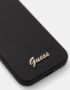 GUESS кейс за телефон iPhone 15 / 14 / 13 черен GUHCP15SSMBSLK