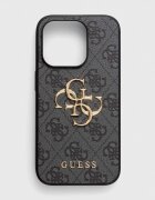 GUESS Кейс за телефон iPhone 15 Pro 6.1 6.1" в сиво