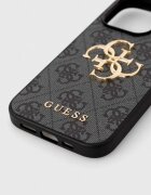 GUESS Кейс за телефон iPhone 15 Pro 6.1 6.1" в сиво
