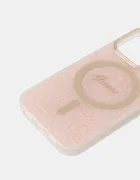 GUESS Кейс за телефон iPhone 16 Pro 6.3" в розово GUHMP16LH4STP