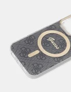 GUESS Кейс за телефон iPhone 16 Pro 6.3" в тъмносиньо GUHMP16LH4STK