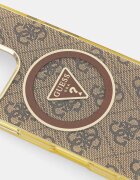 GUESS кейс за телефон iPhone 16 Pro кафяв GUHMP16LHG4PRTGW