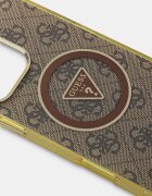 GUESS кейс за телефон iPhone 16 Pro Max кафяв GUHMP16XHG4PRTGW