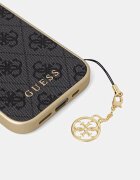 GUESS кейс за телефон iPhone 16 Pro тъмносин GUHCP16LGF4GGR