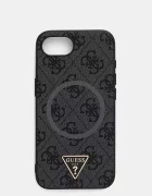GUESS Кейс за телефон iPhone 16e в черно GUHMPSE4P4TDPK