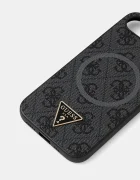 GUESS Кейс за телефон iPhone 16e в черно GUHMPSE4P4TDPK