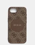 GUESS Кейс за телефон iPhone 16e в кафяво GUHMPSE4P4PGRSGW