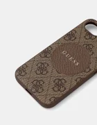 GUESS Кейс за телефон iPhone 16e в кафяво GUHMPSE4P4PGRSGW