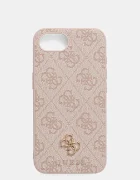 GUESS Кейс за телефон iPhone 16e в розово GUHMPSE4P4SM4MP