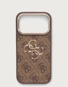 GUESS кейс за телефон iPhone 17/18 Pro кафяв GUHCP18L4GMGCBR