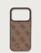 GUESS кейс за телефон iPhone 17/18 Pro кафяв GUHCP18LG4GFBR