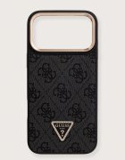 GUESS кейс за телефон iPhone 17 Pro Max черен GUHMP17XPCS4GPTK