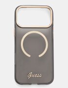 GUESS кейс за телефон iPhone 17 Pro Max сив GUHMP17X5HTCSMSK