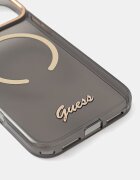 GUESS кейс за телефон iPhone 17 Pro Max сив GUHMP17X5HTCSMSK