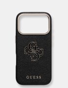 GUESS Кейс за телефон iPhone 17 Pro в черно GUHCP17L5PS4RGGK
