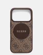 GUESS Кейс за телефон iPhone 17 Pro в кафяво GUHMP17LP4PGRSGW