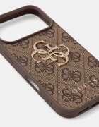GUESS кейс за телефон от имитация на кожа iPhone 17 Pro кафяв GUHCP17L4GMGBR