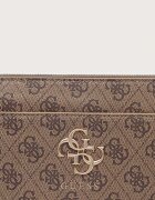 GUESS кейс за телефон от имитация на кожа кафяв GUWPO5P4GP4GLW