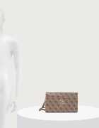 GUESS кейс за телефон от имитация на кожа кафяв GUWPO5P4GP4GLW