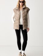 GUESS клин дамски с модал BLOSSOM черен с висока талия V6YB23 K4666