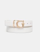 GUESS колан дамски от имитация на кожа BIANCA бял BW9362 P6230