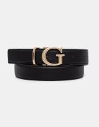 GUESS колан дамски от имитация на кожа BIANCA черен BW9362 P6230