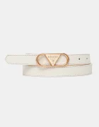 GUESS колан дамски от имитация на кожа бял
