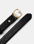 GUESS колан дамски от имитация на кожа черен BW9271 P5430
