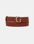 GUESS колан дамски от имитация на кожа червен BW9271 P5430