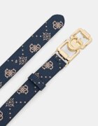 GUESS колан дамски от имитация на кожа EMELIE тъмносин BW9359 P6230