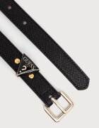 GUESS колан дамски от имитация на кожа GILDA черен BW9457 P6320