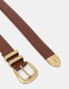 GUESS колан дамски от кожа кафяв BW9282 P5430