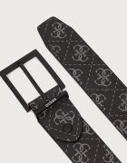 GUESS колан мъжки от имитация на кожа черен BM7961 P6435