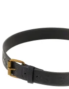 GUESS колан за деца от имитация на кожа черен L6BZ05 W4130