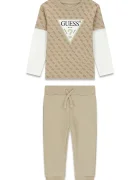 GUESS комплект за деца от памук бежов N6YG02 K4077