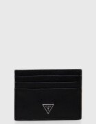 GUESS Кожен калъф за карти MITO в черно SMCSLE LEA25