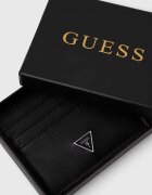 GUESS Кожен калъф за карти MITO в черно SMCSLE LEA25