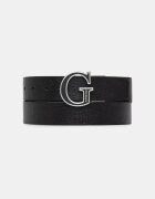 GUESS Кожен колан мъжки в черно BM7869 P6135