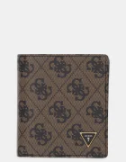 GUESS Кожен портфейл мъжки в черно