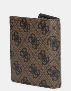 GUESS Кожен портфейл мъжки в черно