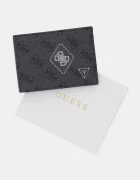 GUESS Кожен портфейл MILANO мъжки в черно SMMACT LEA27