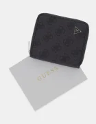 GUESS Кожен портфейл MILANO мъжки в черно SMMALO LEA02