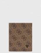GUESS Кожен портфейл VEZZOLA мъжки в бежово SMVELE LEA22