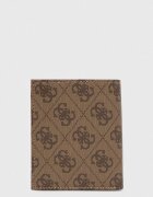 GUESS Кожен портфейл VEZZOLA мъжки в бежово SMVELE LEA22