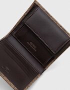 GUESS Кожен портфейл VEZZOLA мъжки в бежово SMVELE LEA22