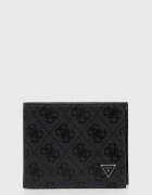 GUESS Кожен портфейл VEZZOLA мъжки в черно SMVELE LEA20