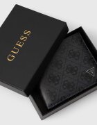 GUESS Кожен портфейл VEZZOLA мъжки в черно SMVELE LEA20
