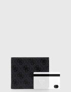 GUESS Кожен портфейл VEZZOLA мъжки в черно SMVELE LEA20