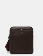 GUESS Кожена чанта през рамо FIRENZE в кафяво HMFITC P5123